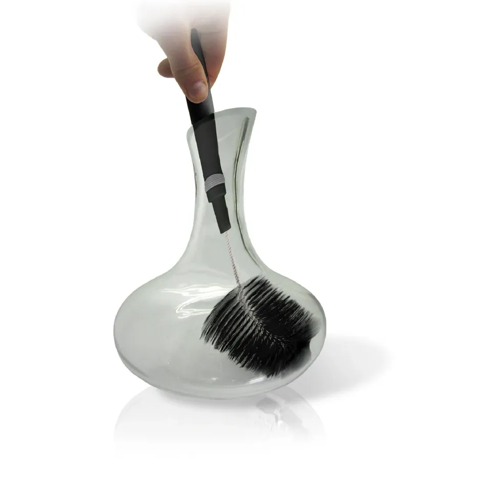 VinBouquet Spazzola per Decanter Calici e Bottiglie