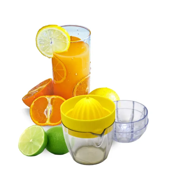 VinBouquet Spremiagrumi Manuale Giallo con Serbatoio