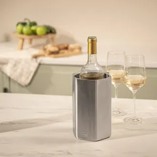 Vacu Vin Hive secchiello vino in acciaio inox spazzolato