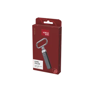 Vacuvin cavatappi a lame acciaio inox 2 in 1 con custodia
