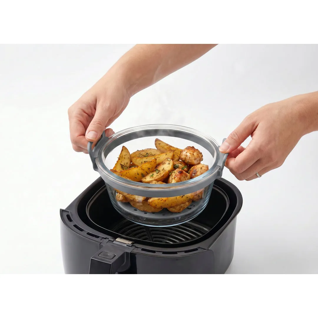 VinBouquet Recipiente Vetro Friggitrice ad Aria Borosilicato