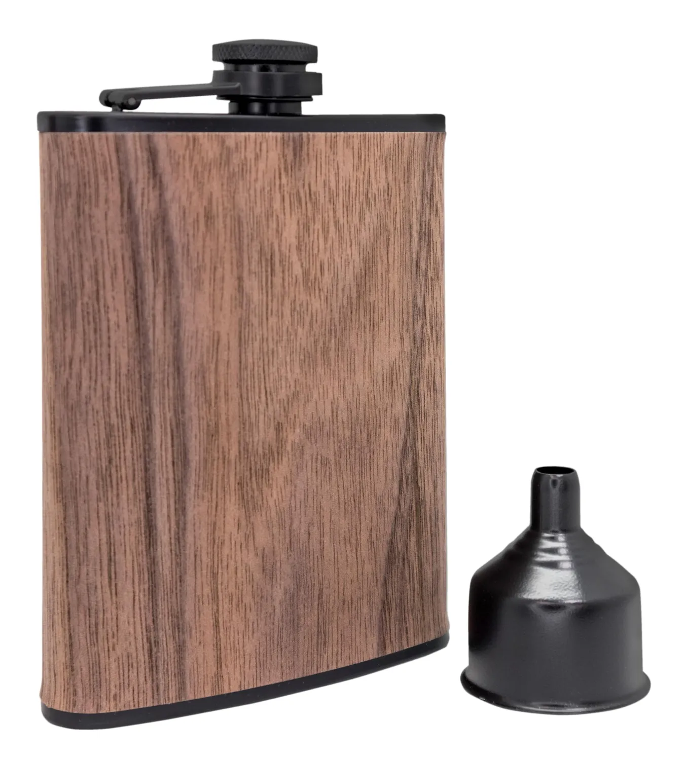 Vin Bouquet FIA 1277 fiaschetta inox legno 8 oz imbuto