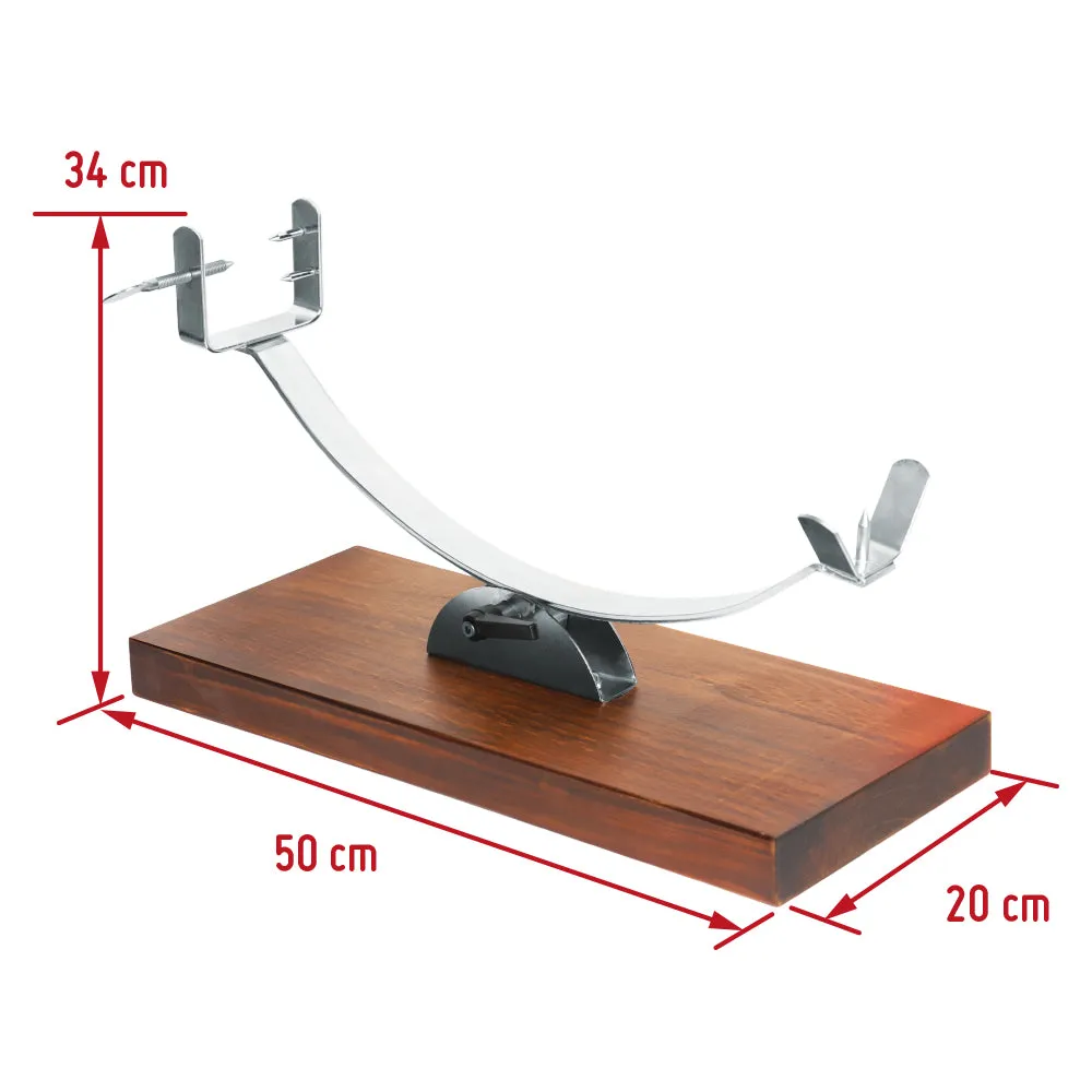 VinBouquet supporto prosciutto basculante legno 34x50x20 cm