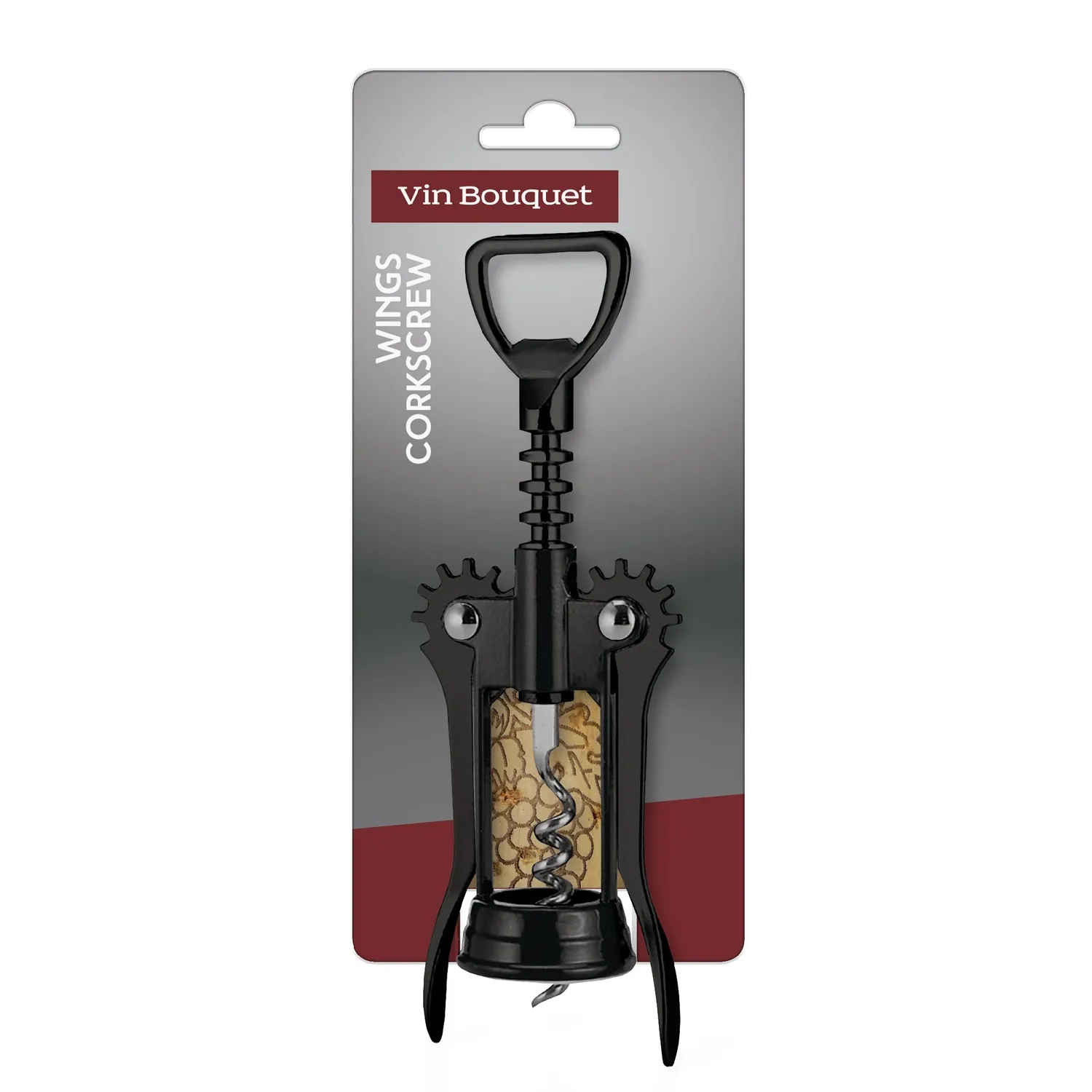 VinBouquet Cavatappi a Leva Acciaio Inox Classico