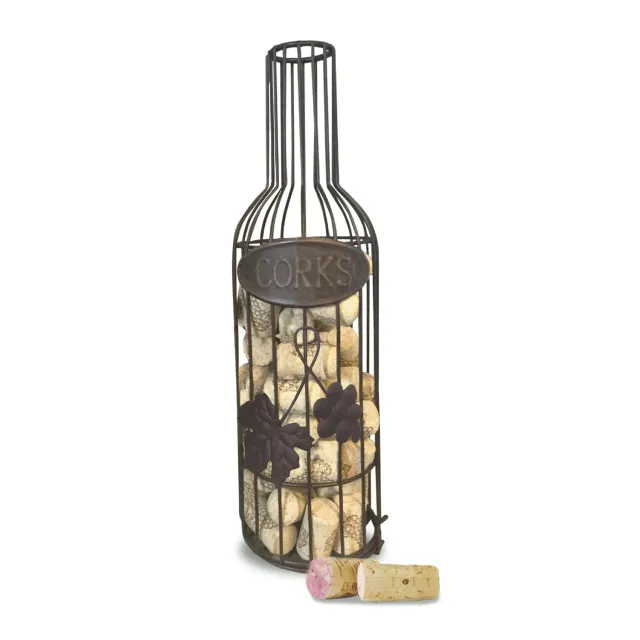 VinBouquet Vintage Portatappi Bottiglia Rame Antico