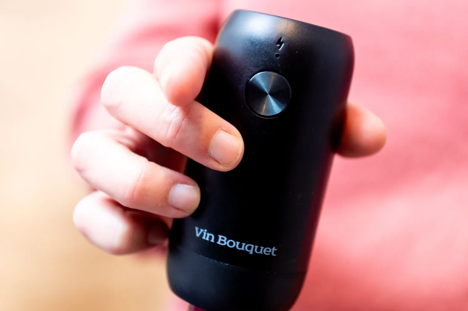 VinBouquet Tappo Vuoto Automatico Vino con Luce LED