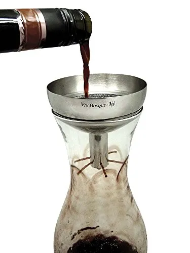 Vin Bouquet FIA 020 imbuto decanter acciaio inox con filtro