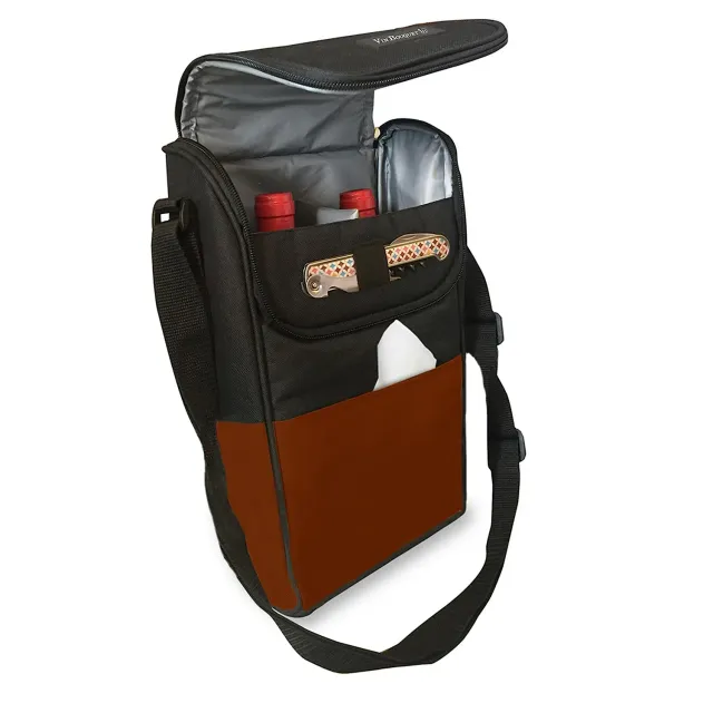 Vin Bouquet FIE 139 Borsa Termica 2 Bottiglie Nera