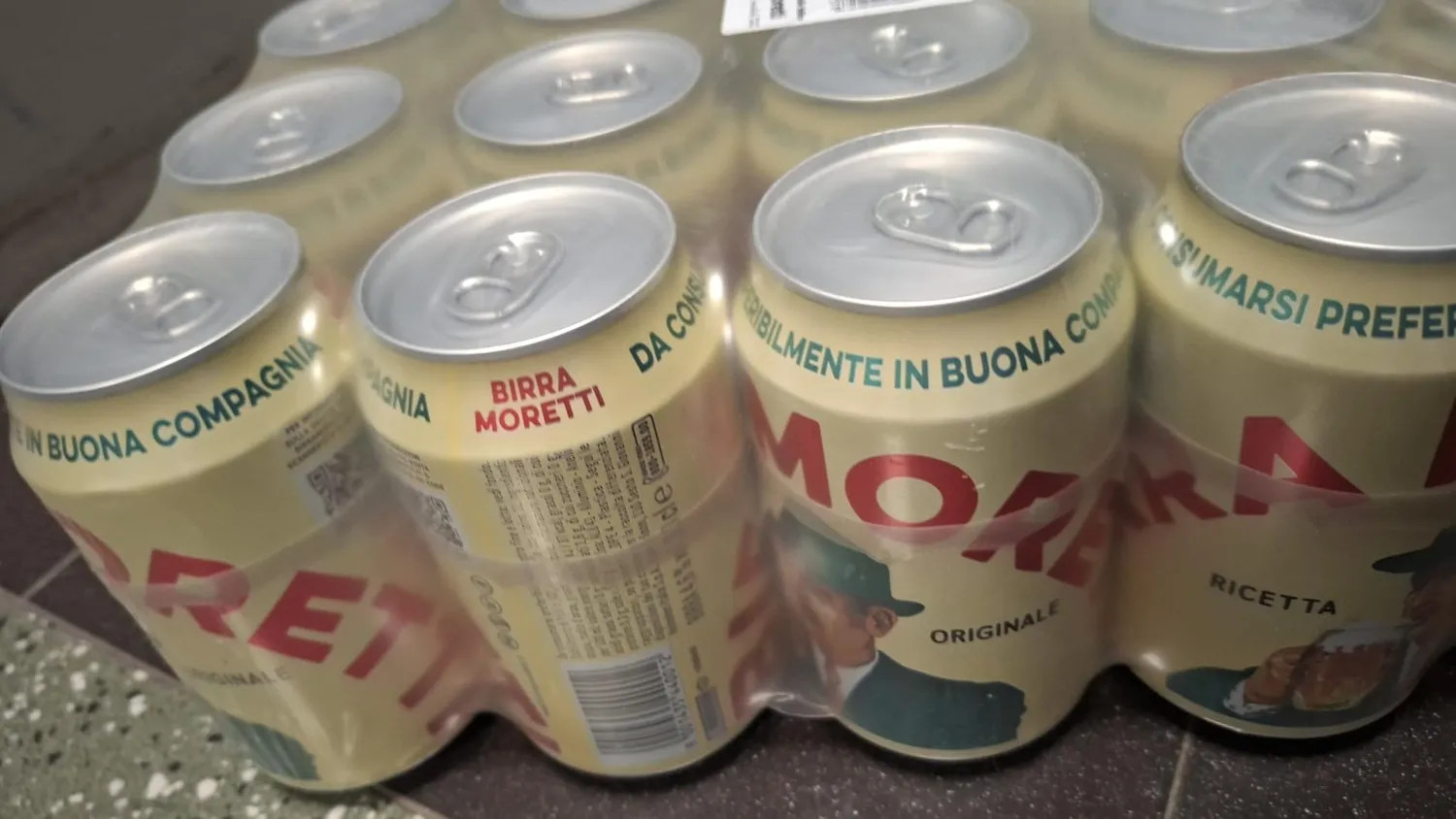 Birra Moretti Ricetta Originale birra 24 lattine da 33 cl