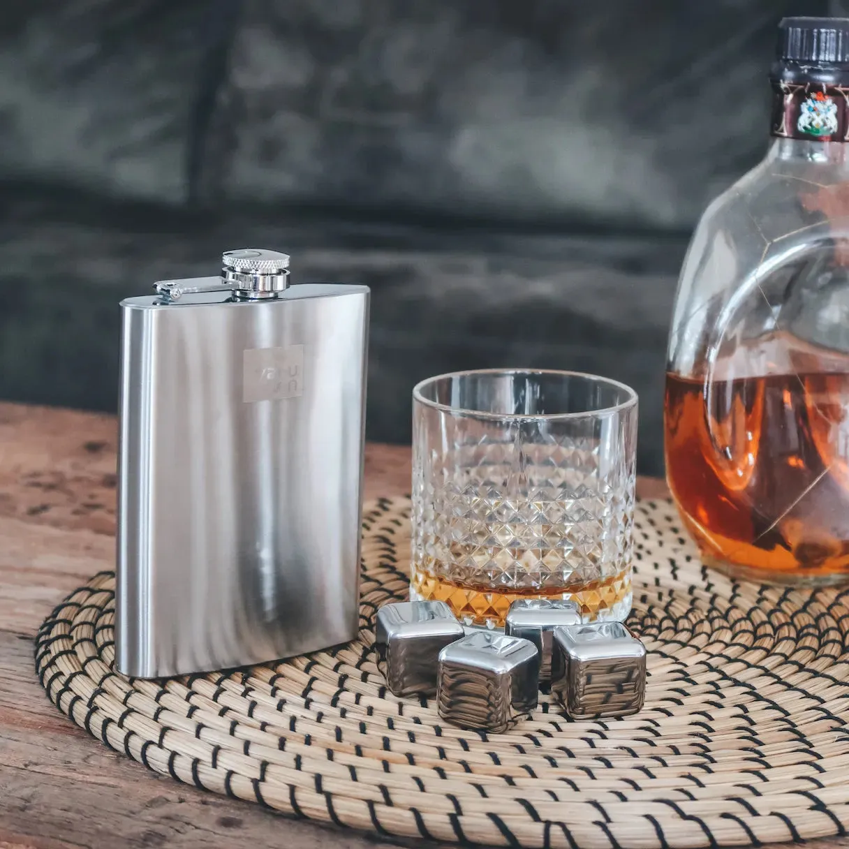 Vacuvin Hip Flask fiaschetta acciaio inox tascabile