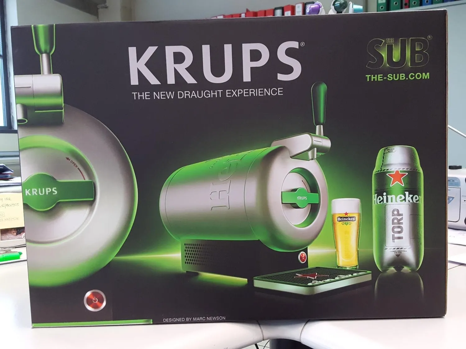 Krups THE SUB Grey Edition VB650B Spillatore Birra 2L