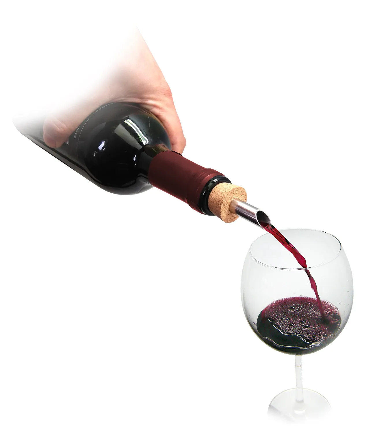 Vin Bouquet FIA 242 tappo versatore vino acciaio inox e sughero