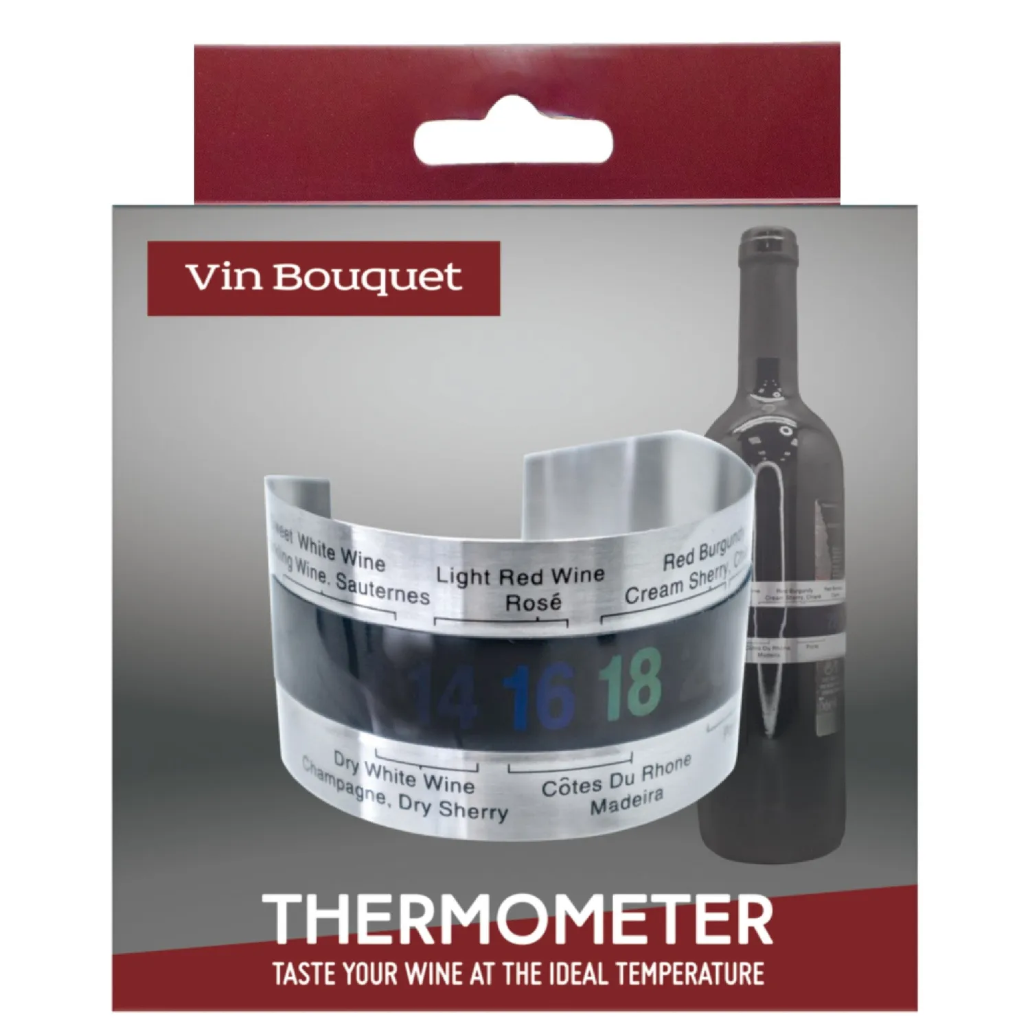 VinBouquet termometro analogico per bottiglia di vino