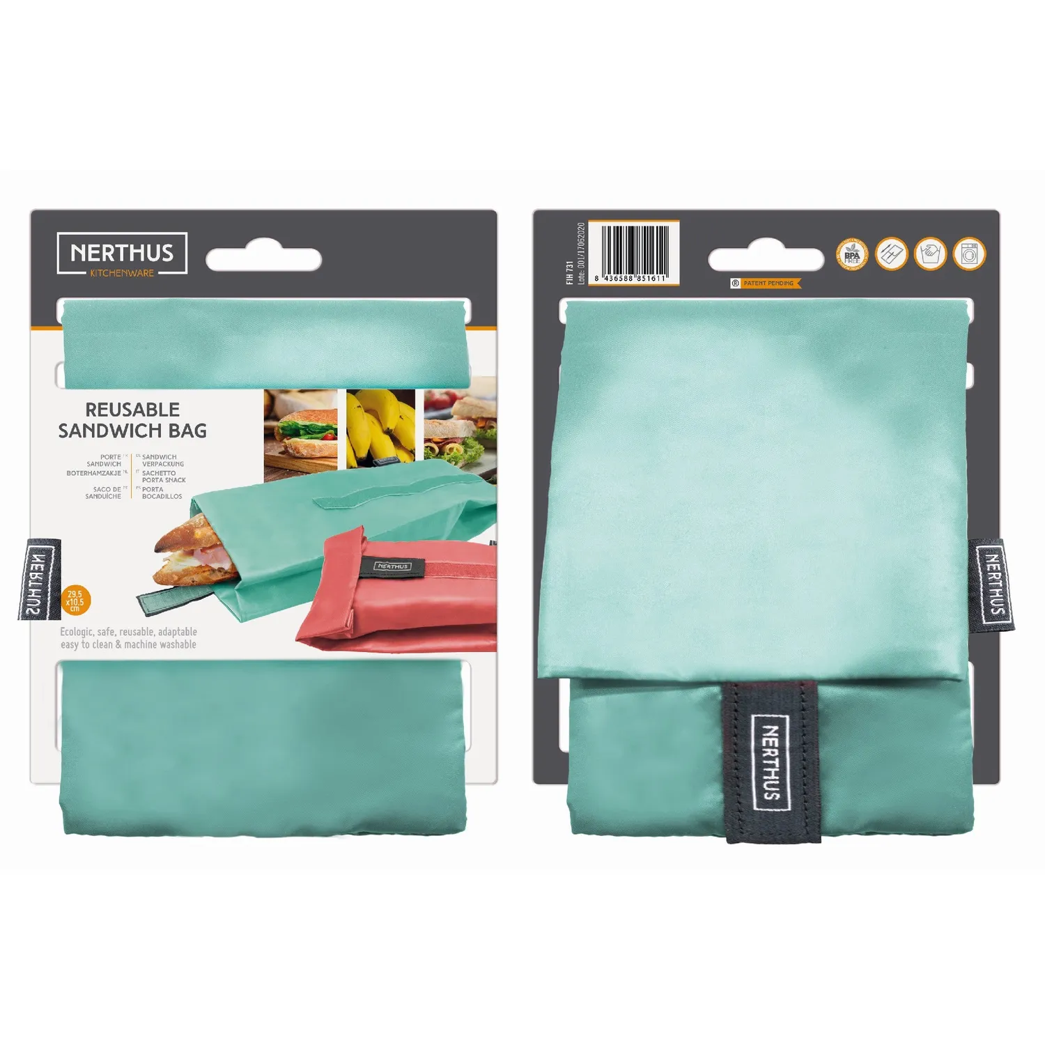 VinBouquet Borsa Riutilizzabile per Panino