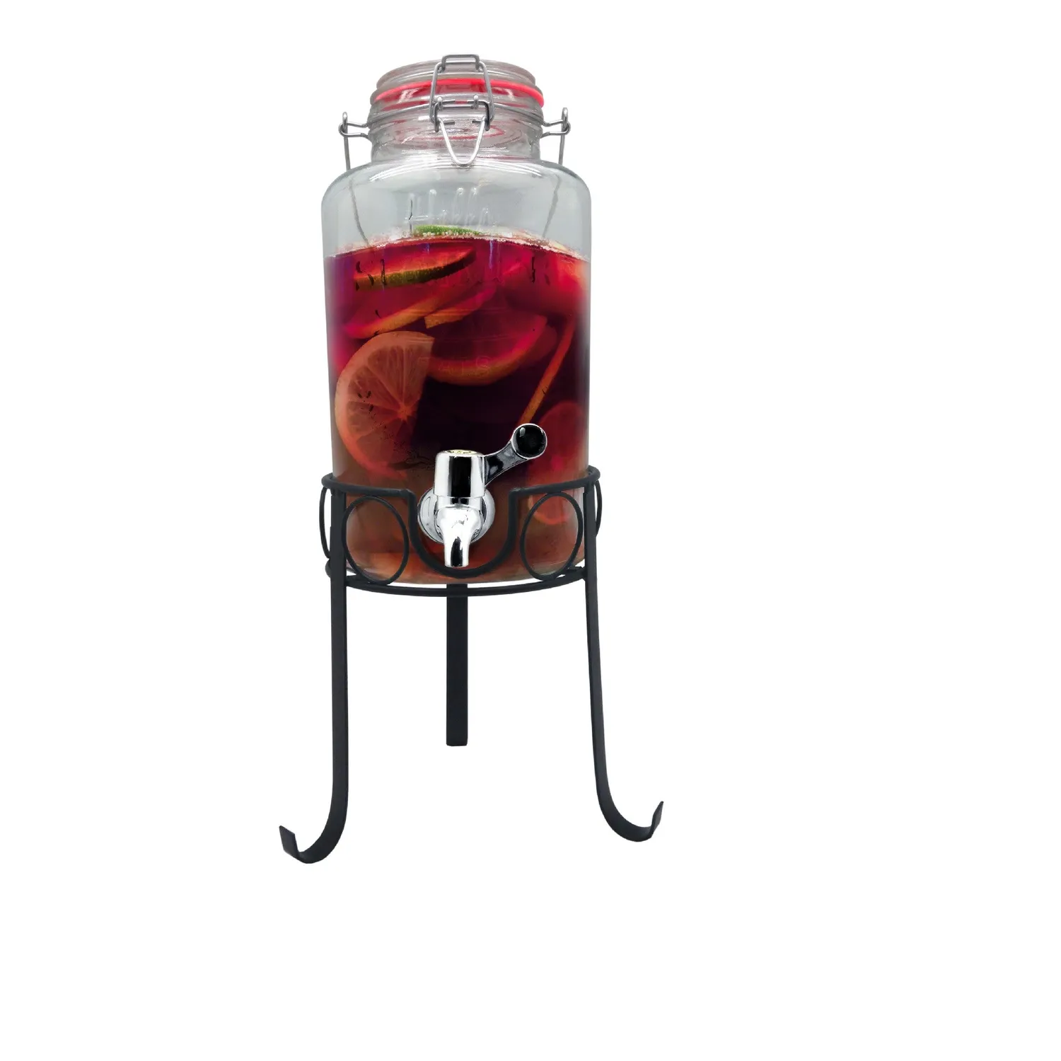 VinBouquet Distributore Bevande 3,5 L con Piedistallo e Rubinetto