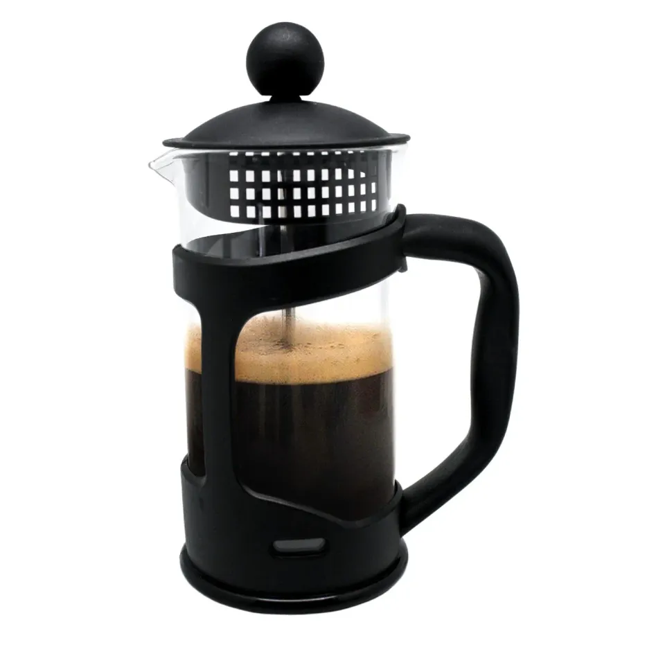 VinBouquet caffettiera francese vetro filtro inox