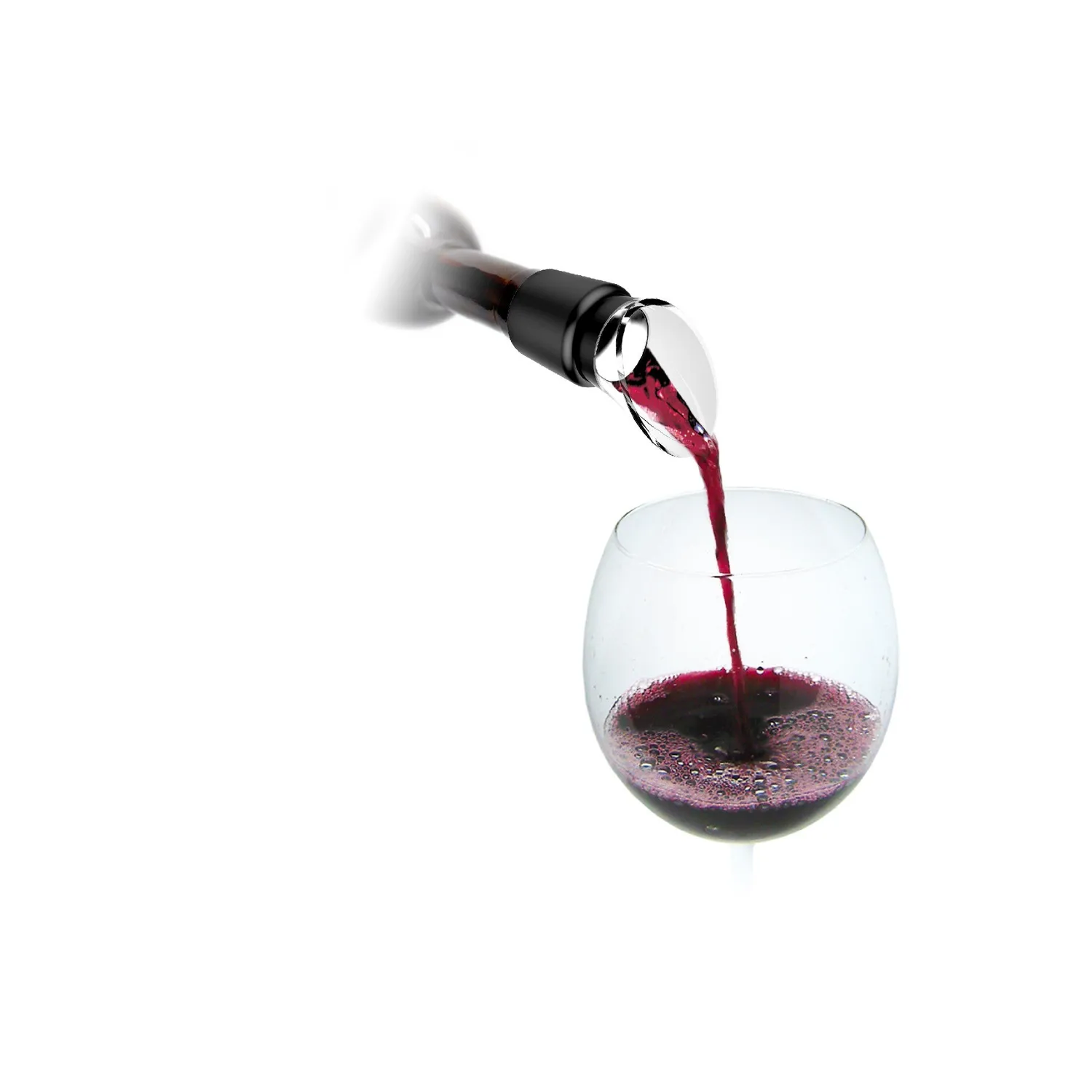 VinBouquet Tappo Versatore antigoccia 2 pz nero granato