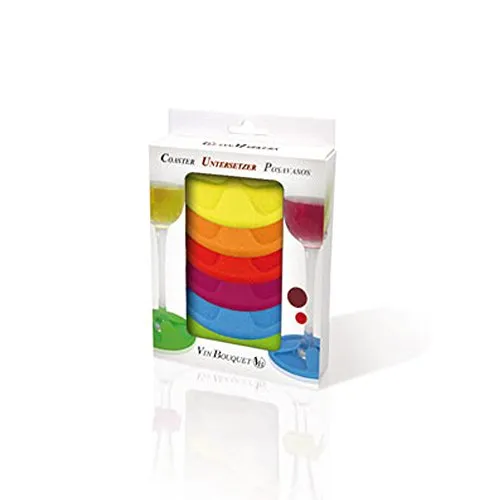 Vin Bouquet FIA 028 Sottobicchieri Silicone Segnabicchieri