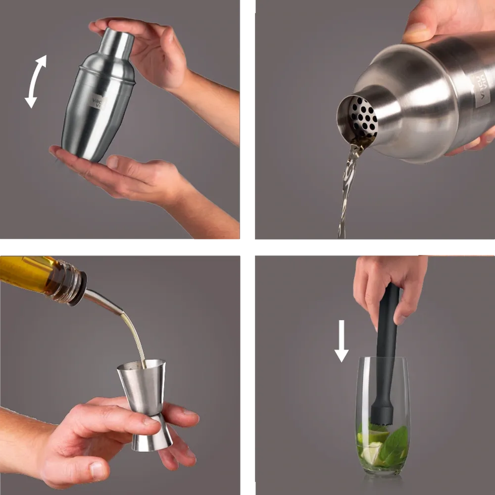 Vacuvin Bar in a Box Starter set cocktail 3 pezzi