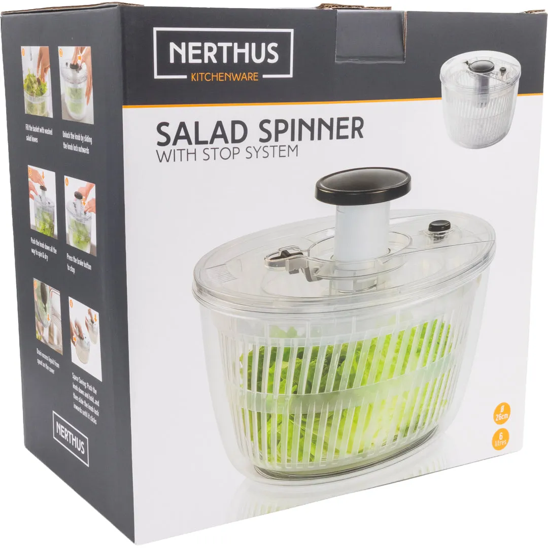 VinBouquet centrifuga insalata XL 6 L con freno