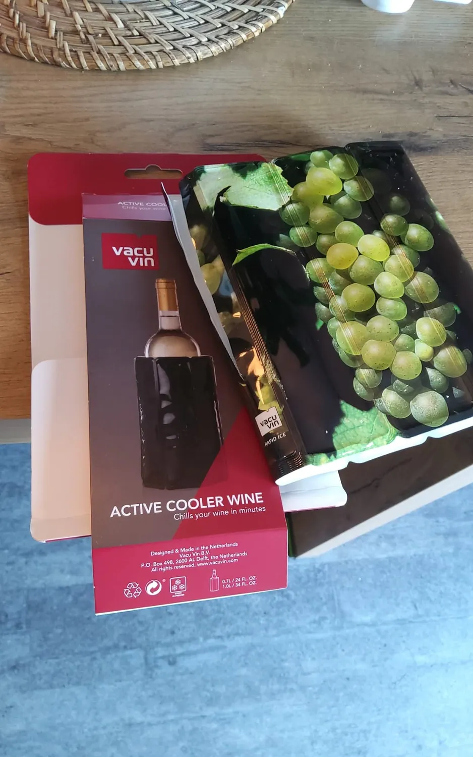 Vacuvin Raffreddatore Vino Flessibile manicotto