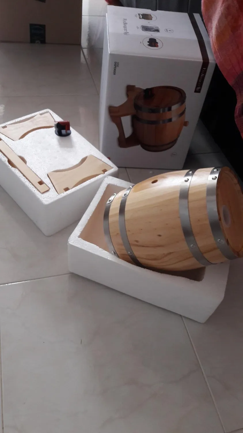 Vin Bouquet FIA 340 barile vino legno 3 litri