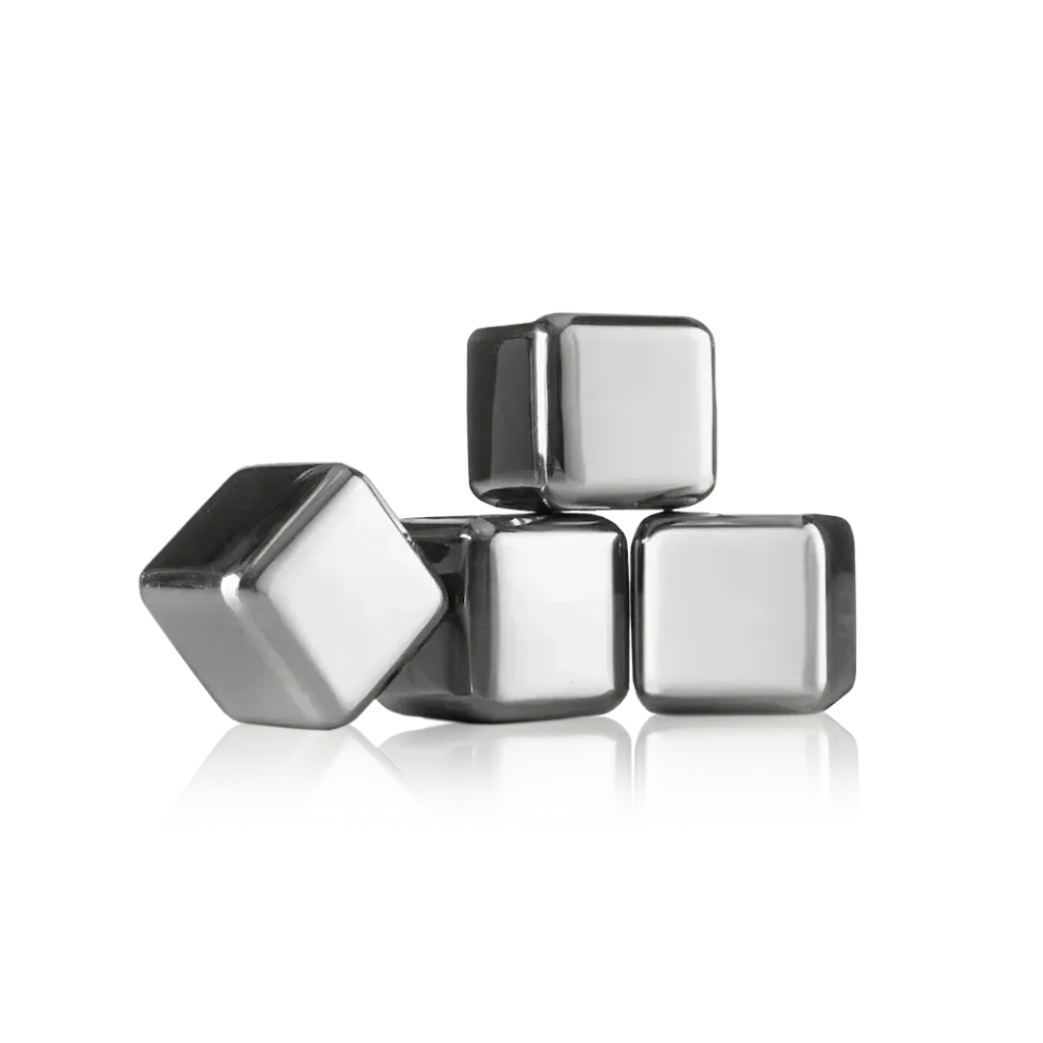 Vacuvin Whiskey Stones pietre whisky acciaio inox riutilizzabili