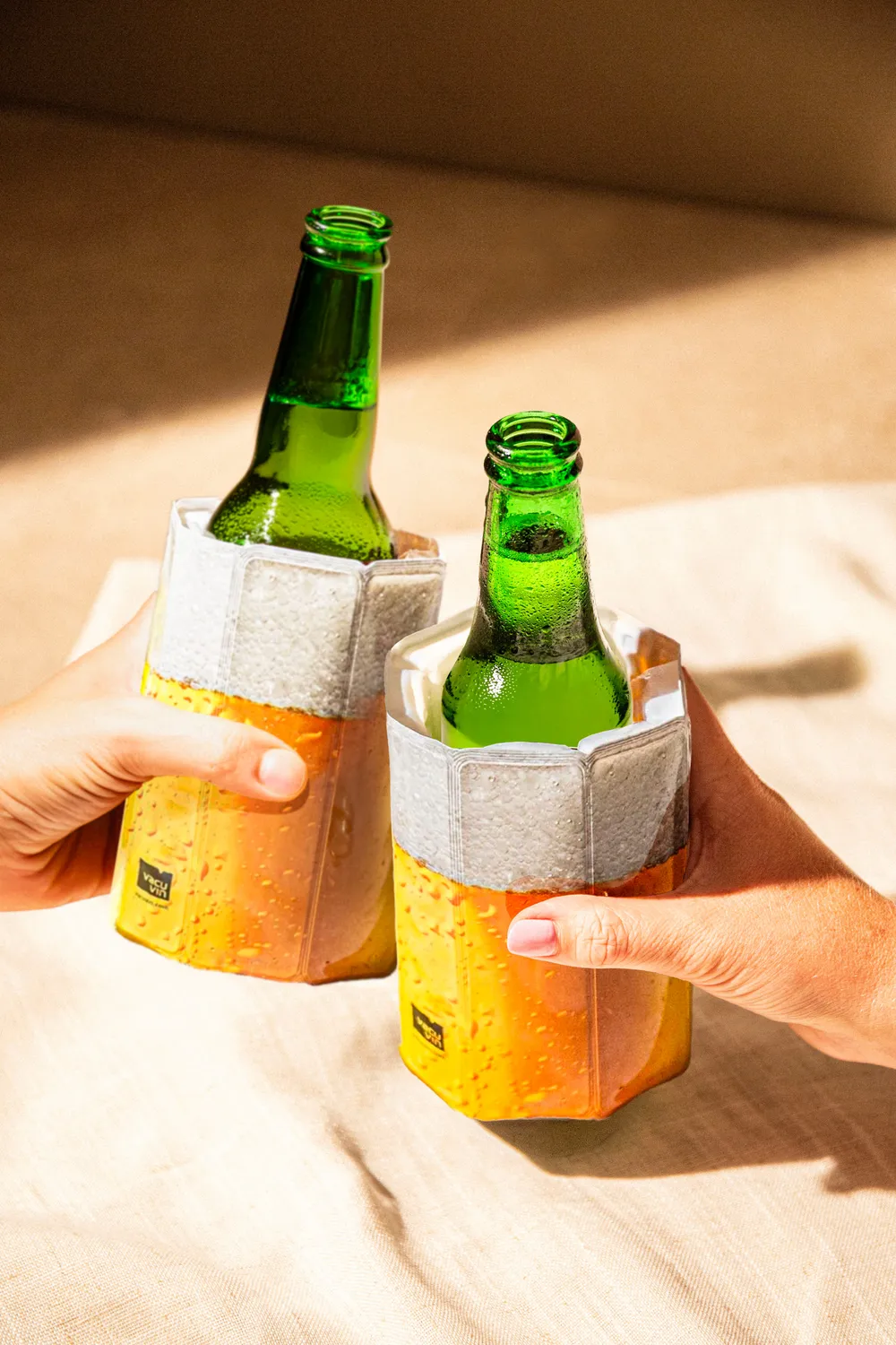 Vacuvin Duo manicotti refrigeranti birra e vino 2 pezzi