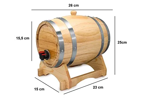 Vin Bouquet FIA 340 barile vino legno 3 litri