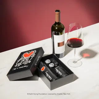 Vacu Vin Keith Haring set vino elettrico