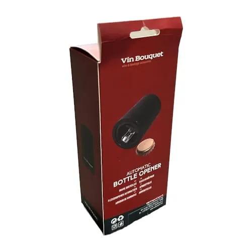 Vin Bouquet FID 018 Apribottiglie Automatico Nero Gomma