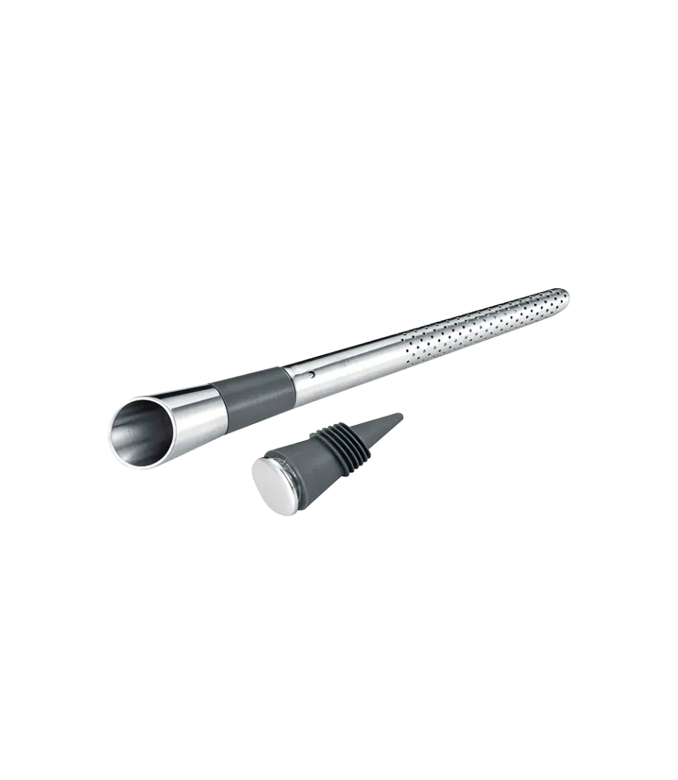 Boj ossigenatore inox per vino con filtro