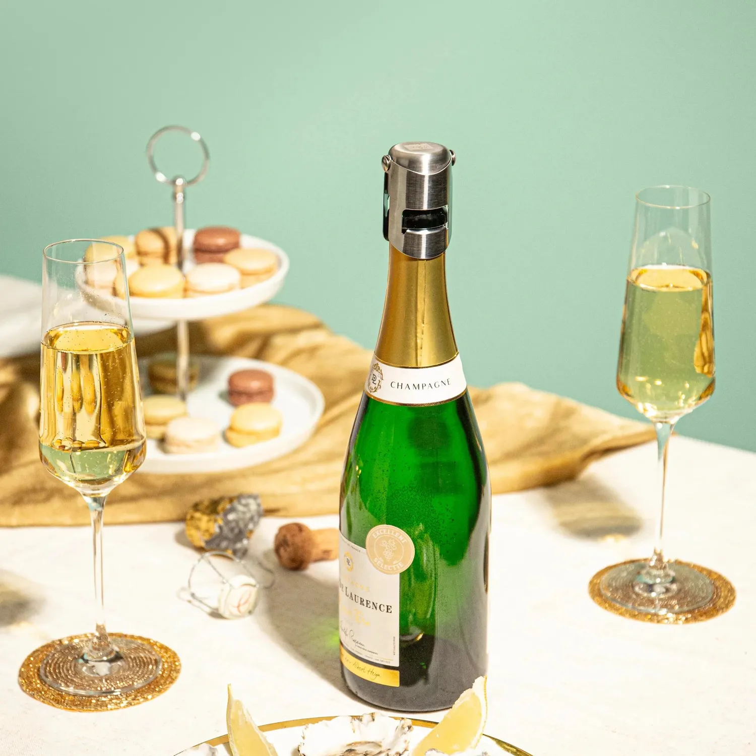 Vacuvin Champagne Stopper tappo spumante acciaio inox