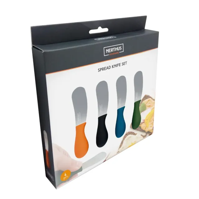 VinBouquet Set di coltelli per spalmare colorati acciaio inox