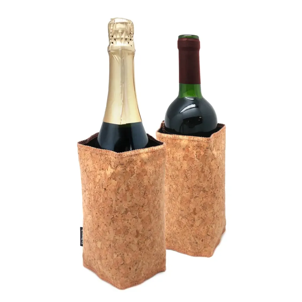 VinBouquet Custodia refrigerante per vino in sughero naturale