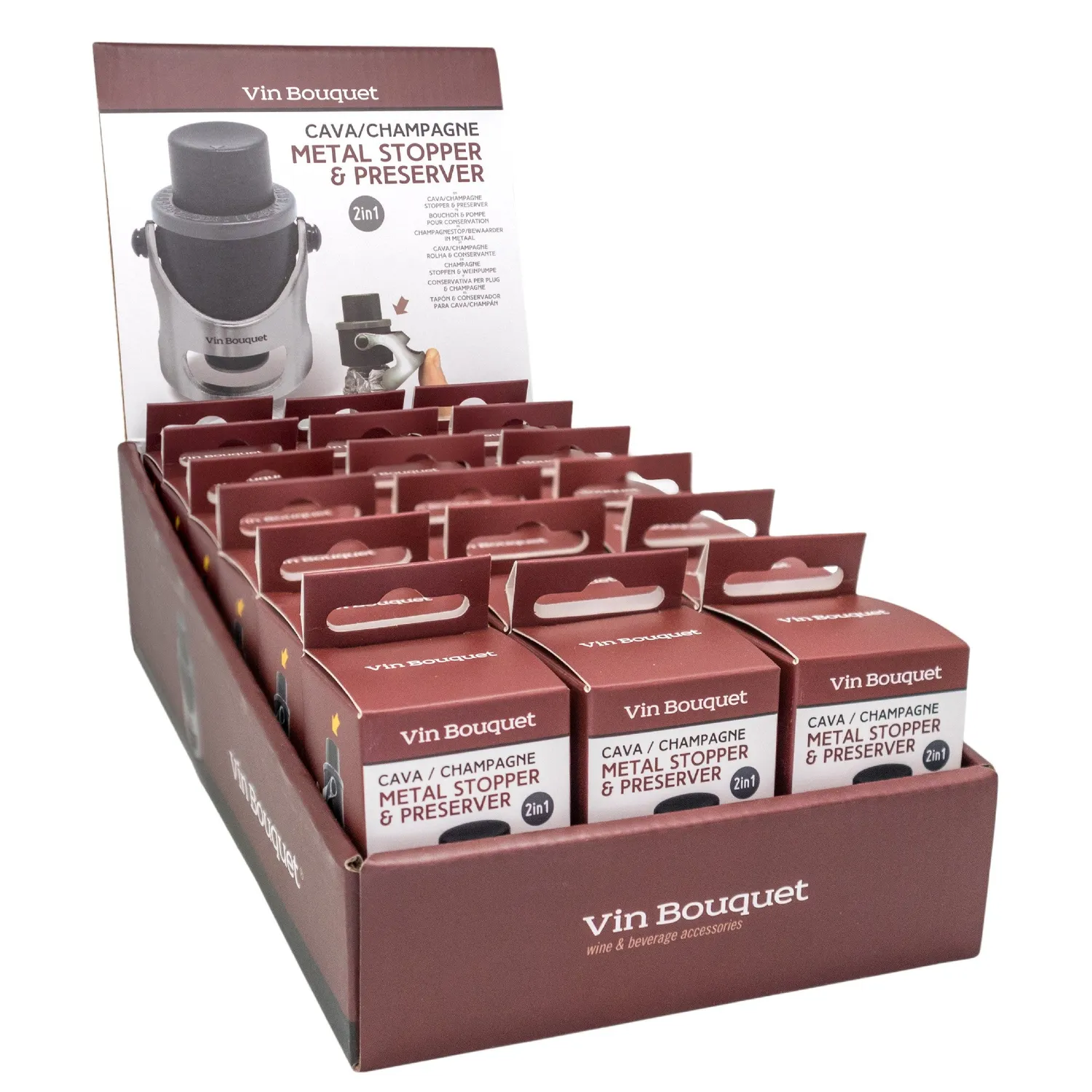VinBouquet Tappo Spumante Metallico Conservatore