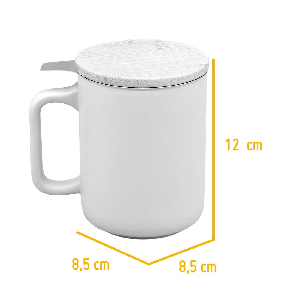 VinBouquet tazza tisana ceramica 375 ml con infusore