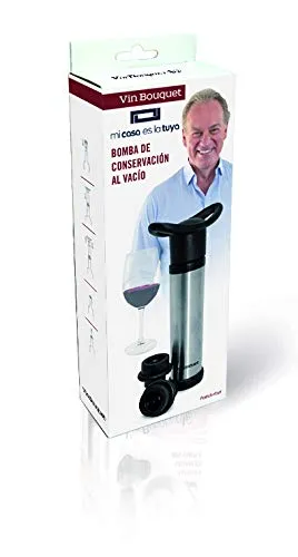 Vin Bouquet FIC 369 pompa vuoto vino 2 tappi inox