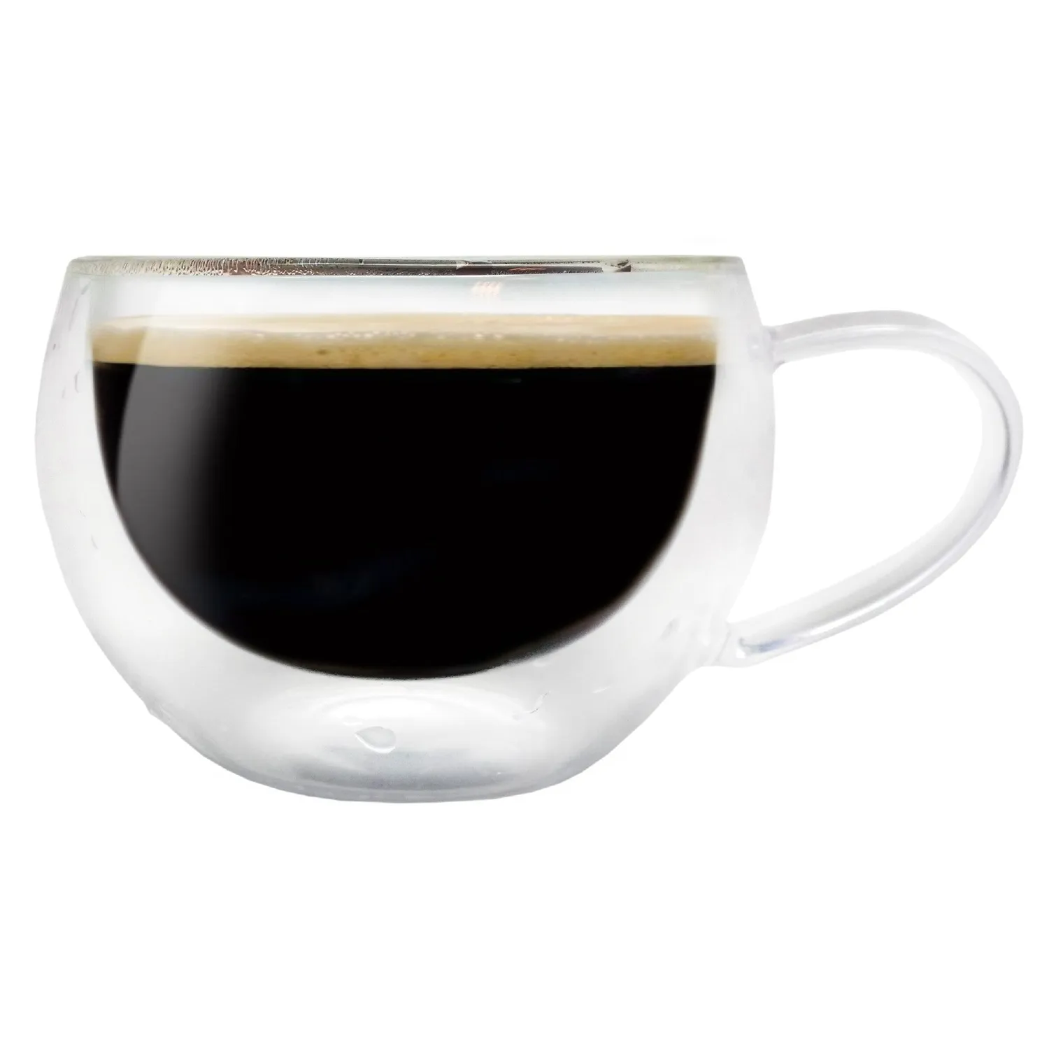 VinBouquet Tazze Vetro Doppia Parete per Caffè e Dolci