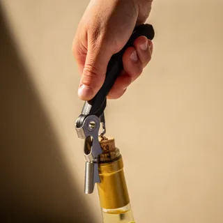 Vacuvin Sommelier cavatappi doppio appoggio 3 in 1