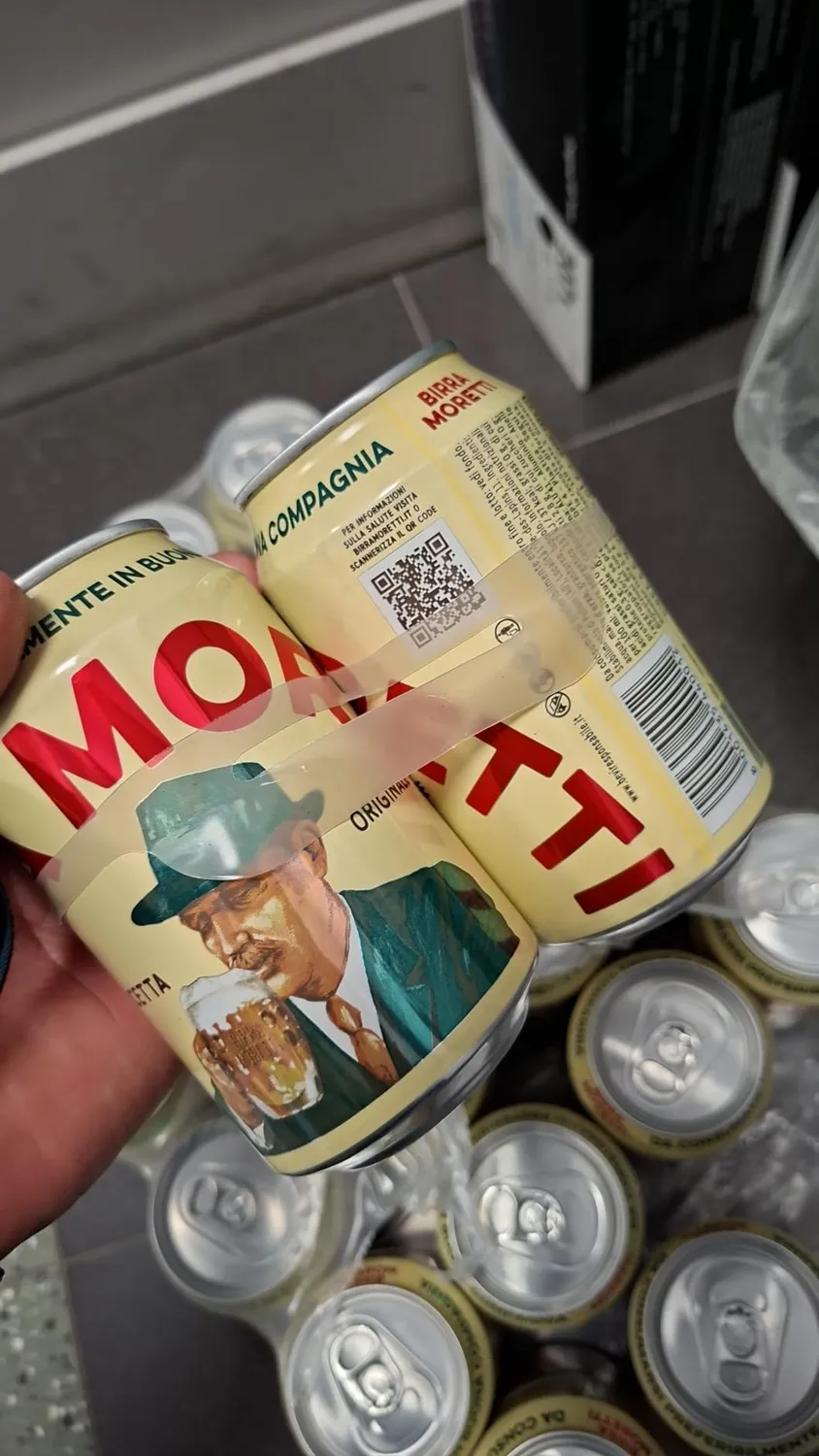 Birra Moretti Ricetta Originale birra 24 lattine da 33 cl