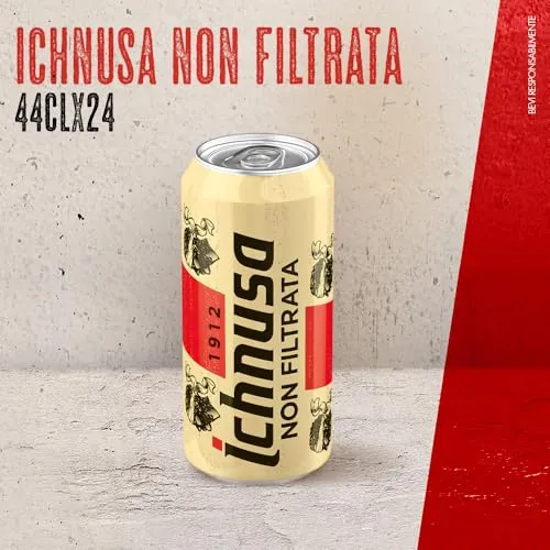 Ichnusa Non Filtrata birra 24 lattine da 44 cl