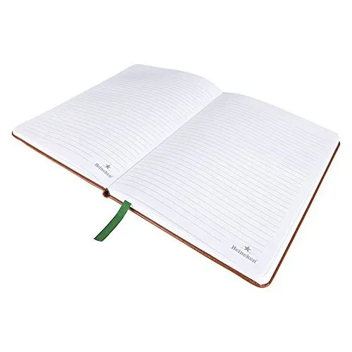 HEINEKEN BLADE Quaderno per appunti in pelle PU cammello