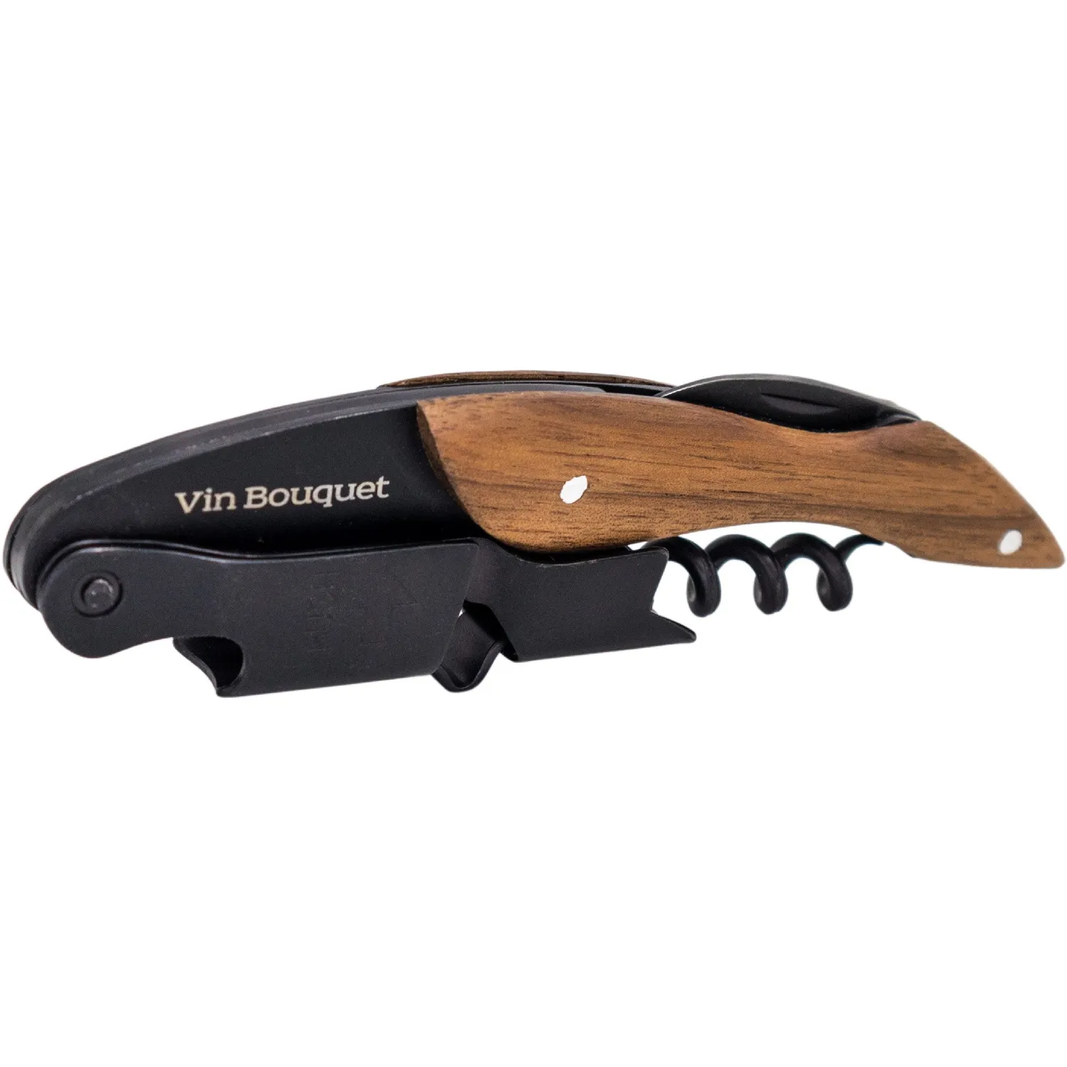VinBouquet Cavatappi professionale a due tempi cavatappi legno