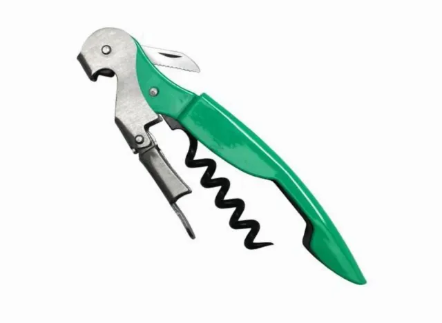Vin Bouquet cavatappi 2 tempi verde acciaio inox