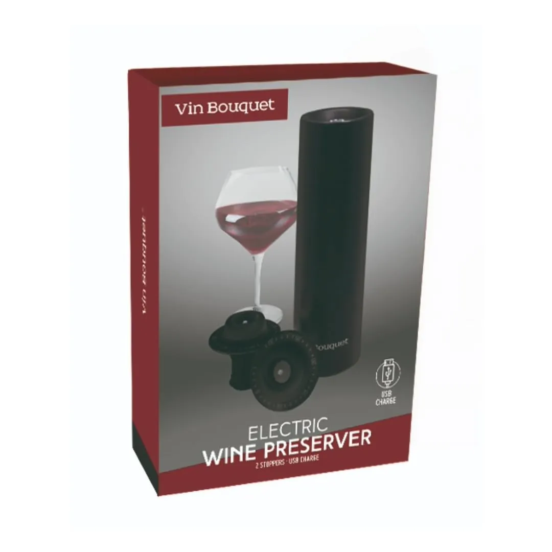 Vin Bouquet 5051006 tappo sottovuoto elettrico 2 tappi