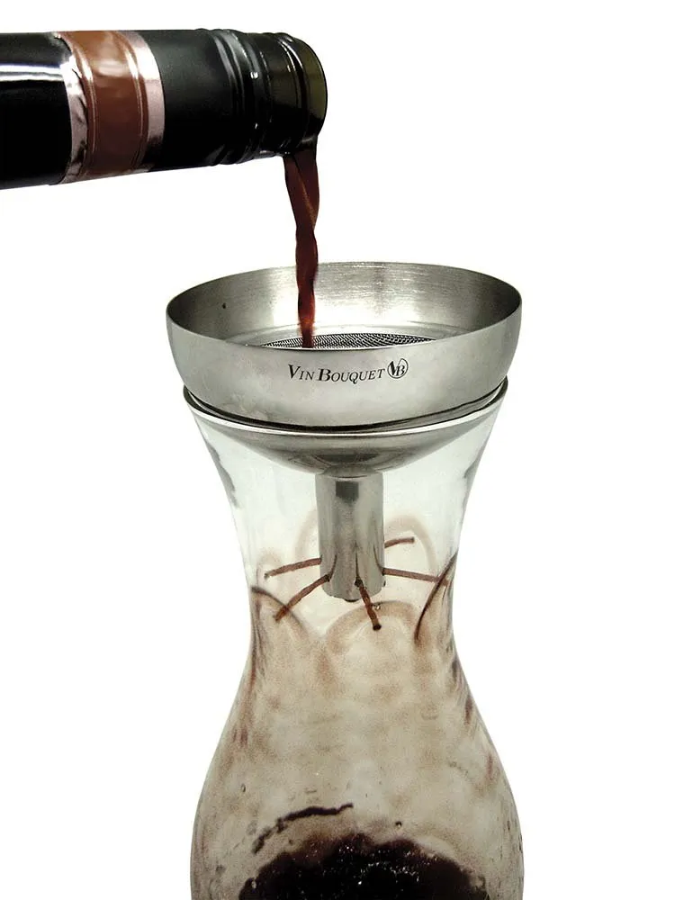 Vin Bouquet FIA 020 imbuto decanter acciaio inox con filtro