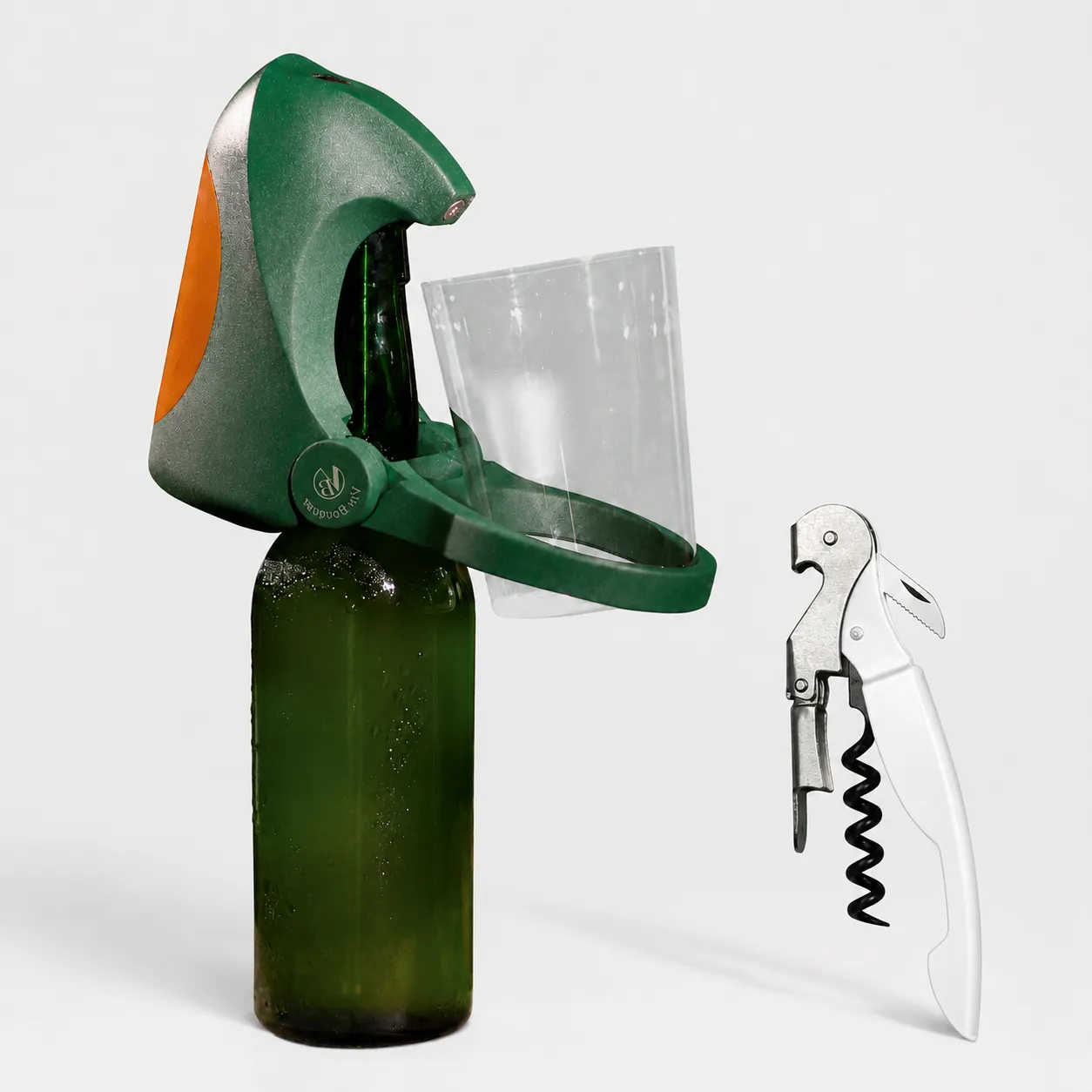 VinBouquet set versatore elettrico per sidro e cavatappi professionale a 2 tempi