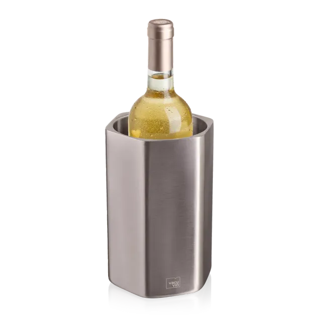 Vacu Vin Hive secchiello vino in acciaio inox spazzolato