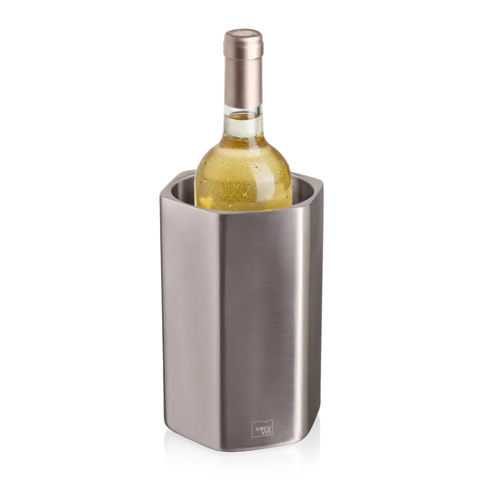 Vacu Vin Hive secchiello vino in acciaio inox spazzolato